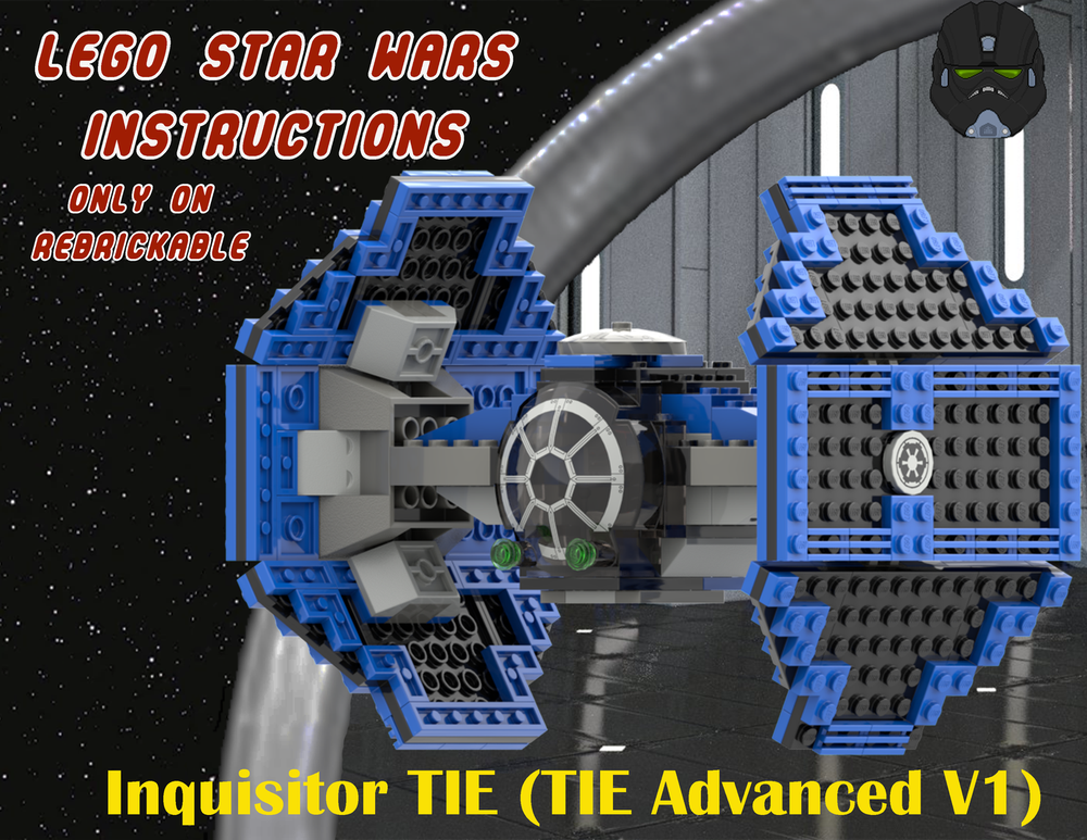 Lego Inquisitor TIE (Advanced V1, Classic-style)