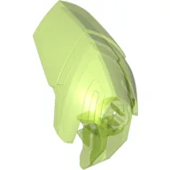 Large Figure Helmet / Visor with Clip / Trans-Bright Green