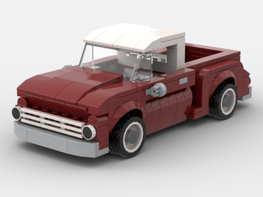 Lego 1966 Chevrolet C10 Stepside - Dark Red