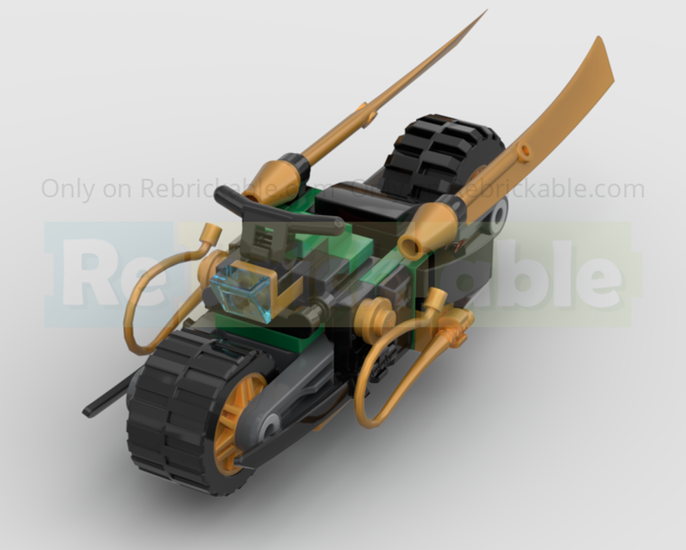 Lego MOC - Ninjago - Lloyd's Blade Bike