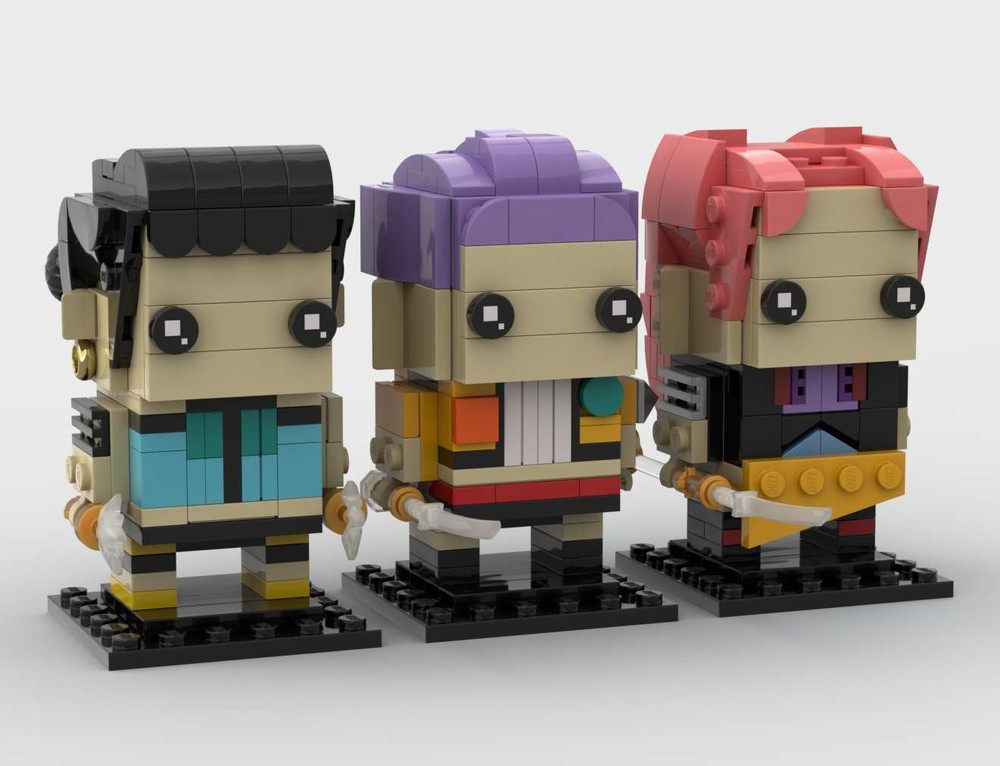 Lego K-Pop Demon Hunters: Zoey, Rumi, and Mira BrickHeadz