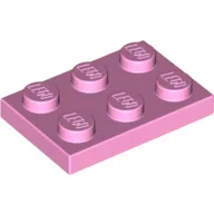 Plate 2 x 3 / Bright Pink