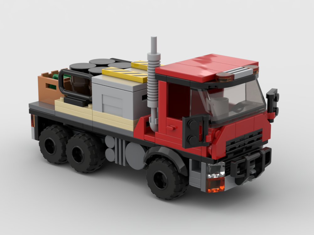 Lego 6x6 Flatbed Truck