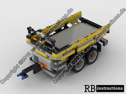 Trailer for 8292 B-Modell with Power Functions
