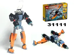 Transformer Dronebot version 2 from LEGO Creator set 31111: Cyber Drone