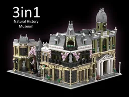 3in1 10326 Natural History Museum Alternative Builds