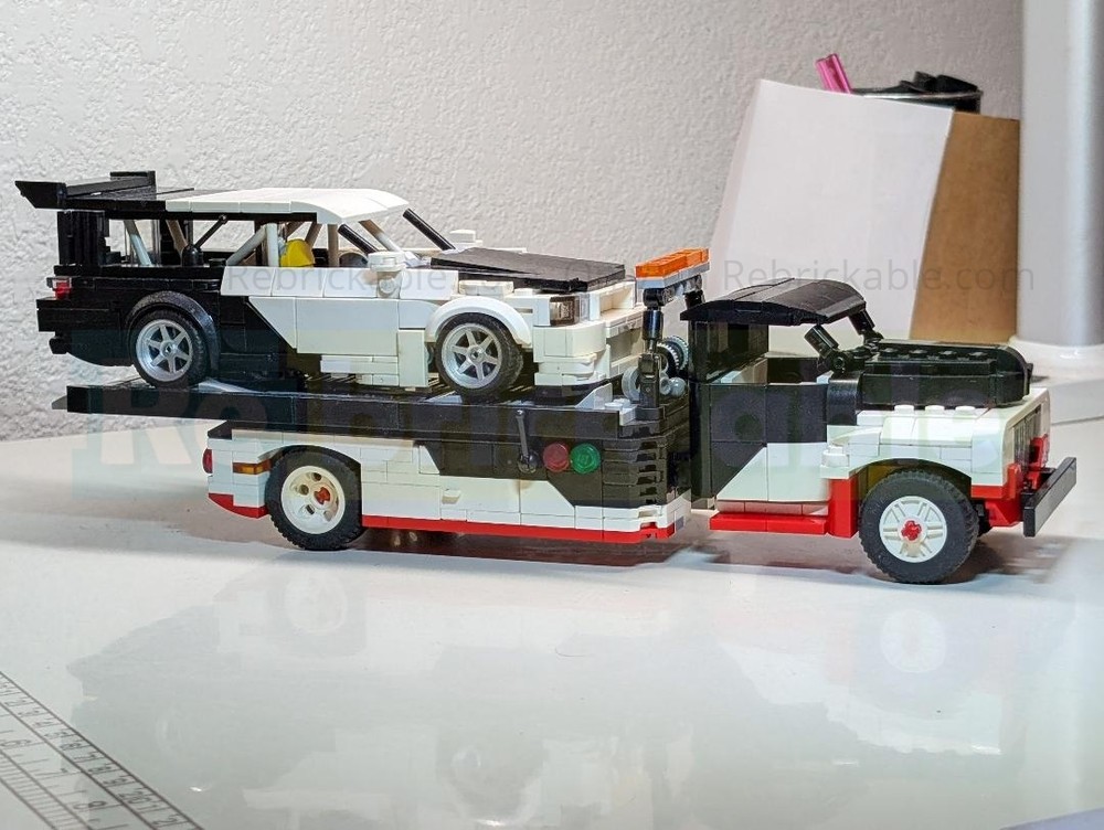 Lego 1949 Ford F Series Truck Car Hauler