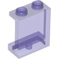 Panel 1 x 2 x 2 [Side Supports / Hollow Studs] / Trans-Purple