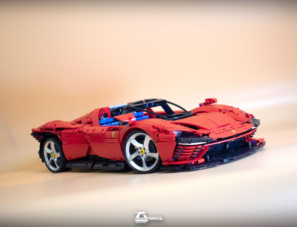 LEGO Technic Ferrari Daytona SP3 Headlight and Doors Mods
