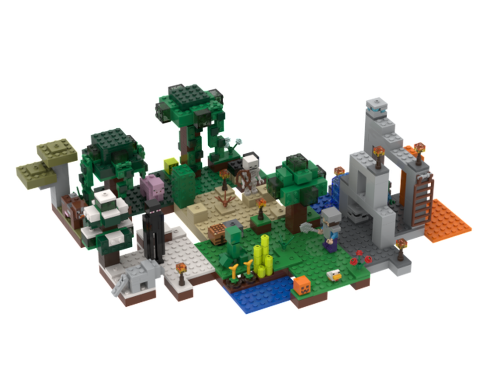Lego CraftMine overworld