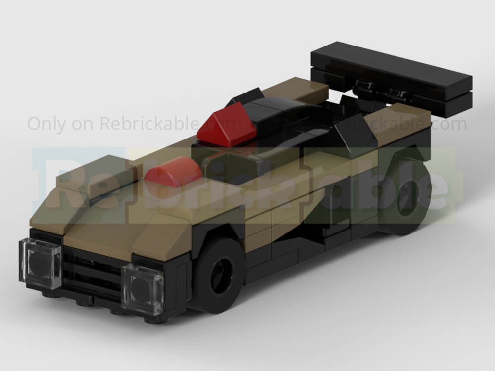 Lego Cadillac Northstar LMP Racing Car - Half Speed Champions Scale