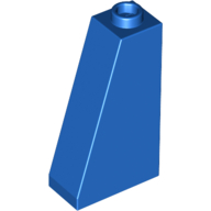 Lego Brick Sloped 75° 2 x 1 x 3 with Hollow Stud / Blue
