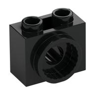 Lego Brick Special 1 x 2 x 1 1/3 with Rotation Joint Socket / Black