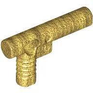 Equipment Hose Nozzle / Gun with Side String Hole Simplified / Metallic Gold