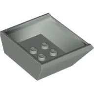 Tipper Bed Small, 3 x 4 Anti-studs / Light Gray