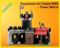 Classic Castle Expansion - 6085 - Tower Wall A
