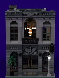 Brick Bank without corner