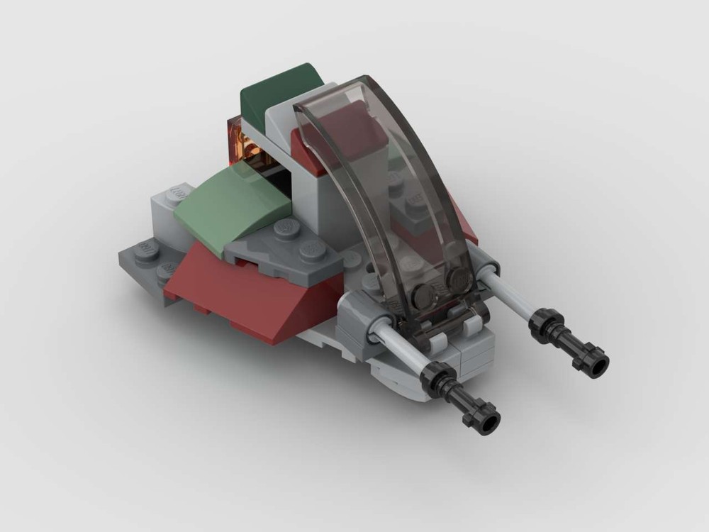 Lego Alternative build LEGO Star Wars 75344 Boba Fett's Starship Microfighter