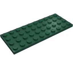 Plate 4 x 10 / Dark Green