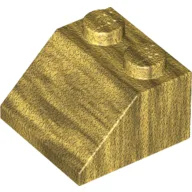 Brick Sloped 45° 2 x 2 / Pearl Gold