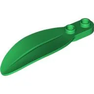Plant, Leaf 2 x 6 x 1 with 2 Studs / Green