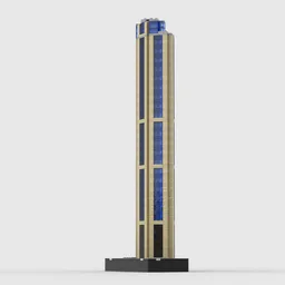 99 Hudson Street at 1/650th Scale
