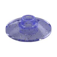 Lego Dish 2 x 2 Inverted [Radar] / Glitter Trans-Purple