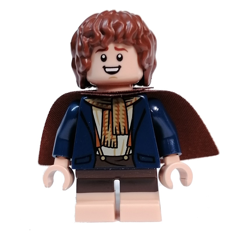 Lego Peregrin Took (Pippin) - Reddish Brown Cape