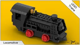 LEGO Train Steam Locomotive
