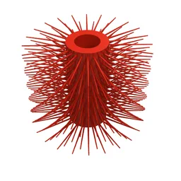 Street Sweeper Brush / Red
