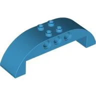 Brick Curved 2 x 8 x 2 Double / Dark Azure