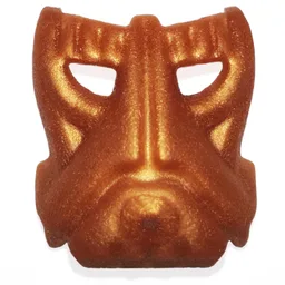 Large Figure Mask Krana Vu / Reddish Gold