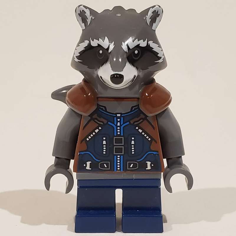 Lego Rocket Raccoon in Dark Blue Outfit