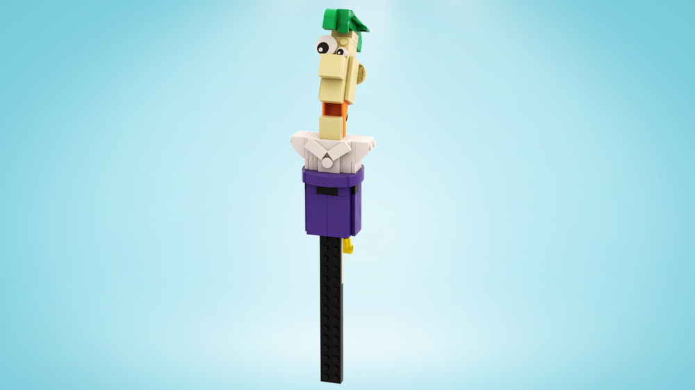 Lego Green Haired Summer Boy
