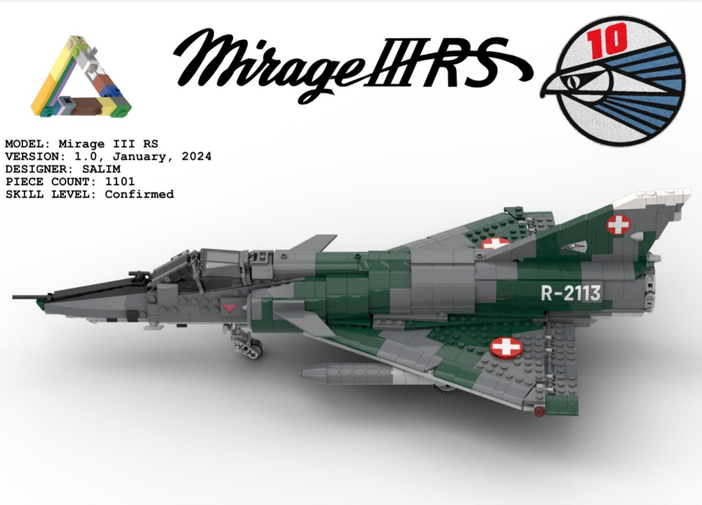 Lego Dassault Mirage III RS