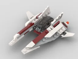 Star Wars Jedi Interceptor inspired Spaceship