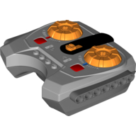 Lego Control Unit, Power Functions, IR Speed Remote Control with Dark Bluish Gray Bottom / Light Bluish Gray