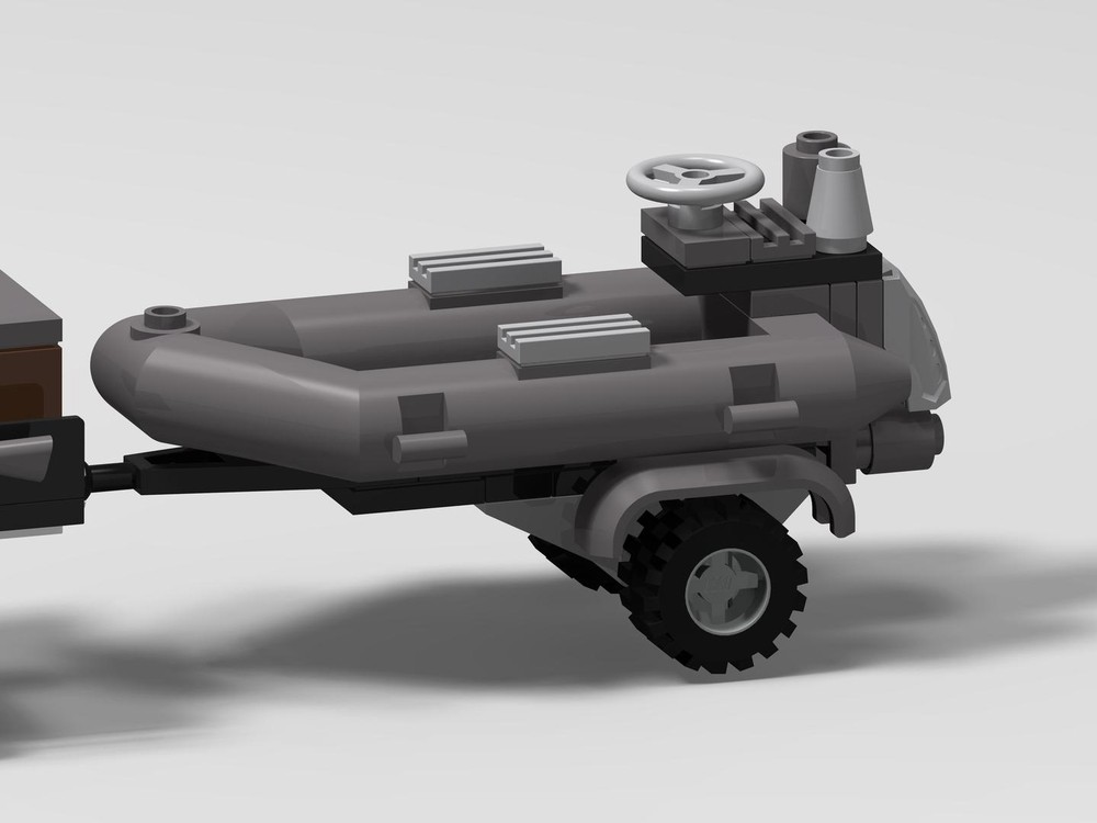Lego Boat Trailer for Armed Pick-Up