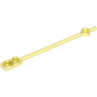 Bar 1 x 12 with 1 x 2 Plate End with Hollow Studs and 1 x 1 Round Plate End / Trans-Yellow