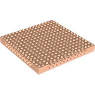 Lego Brick Special 16 x 16 x 1 1/3 with Pin Holes / Light Nougat