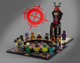 MOC - Danganronpa x Ninjago Trial Chamber
