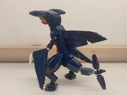 Flying hammer-head shark