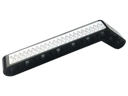 Technic, Liftarm, Modified Bent Thick 1 x 9 (7 - 3) with Silver Tread Plate Pattern (Sticker) - Set 42108