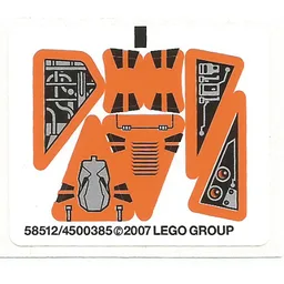 Sticker Sheet for Set 8101-1 / [No Color/Any Color]