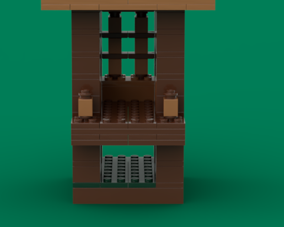 Lego Minecraft Witch Stand