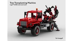 Tree transplanting machine