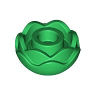 Lego Plant, Flower, Peony Rose with 2 Layers / Green