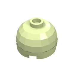 Brick Round 2 x 2 Dome Top, Hollow Stud / Yellowish Green