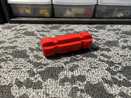Upscaled technic axle 2L