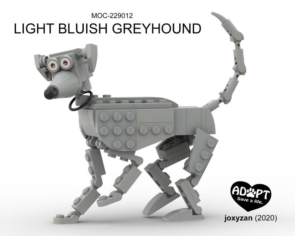 Lego Light Bluish Greyhound